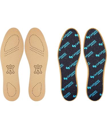 Kaps Insoles for Men & Women - Premium Shoe Inserts with Pecari Carbonex & Odor Control | Size 39 EUR L6 UK L8 US - International Shipping - Buy Online on GoSupps.com