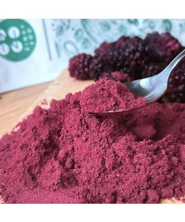 ZINGY ZOO Pure natural blackberry powder without additives | XXL 500g Freeze-dried fruit powder for superfood smoothies cocktails pastries cake decorations | Blackberry powder - Buy Online on GoSupps.com