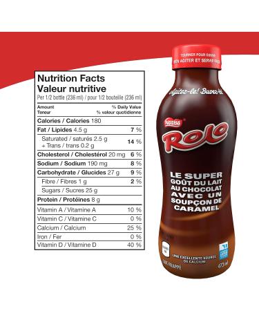 Nestle Rolo Milkshake 12x473mL Rolo Chocolate Milkshake 12 Count - Buy Online on GoSupps.com