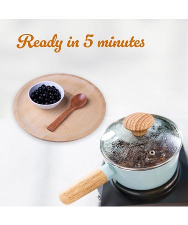WuFuYuan Tapioca Pearl Black 8.8 Oz (Pack of 4) - Authentic Boba for Your Bubble Tea Fast International Shipping - Buy Online on GoSupps.com