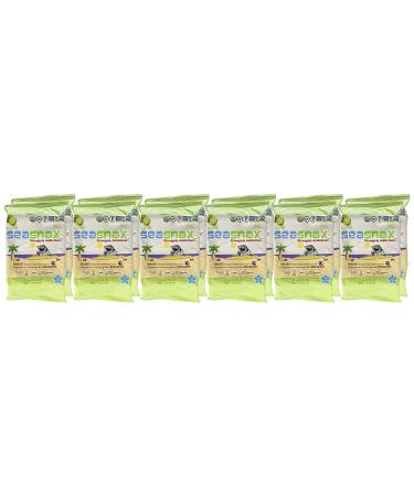 SeaSnax Organic Roasted Seaweed Snack Lime 0.36 oz (Pack of 12) - Healthy & Delicious - Buy Online on GoSupps.com