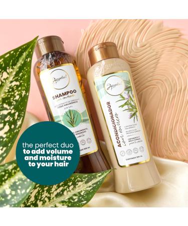 ANYELUZ Rosemary Shampoo & Conditioner Set | Hydrating Hyaluronic Acid & Natural Extracts for All Hair Types - Enhances Shine - Buy Online on GoSupps.com