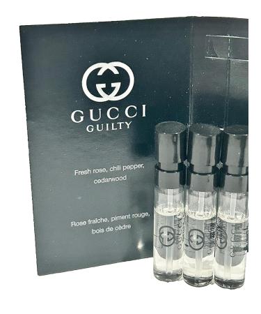 Gucci Guilty Sample Perfume MEN Guilty Guilty PARFUM Spray Pour Homme Size 1.5 ML / 0.05 (set of 3) 0.05 Fl Oz (Pack of 1) - Buy Online on GoSupps.com