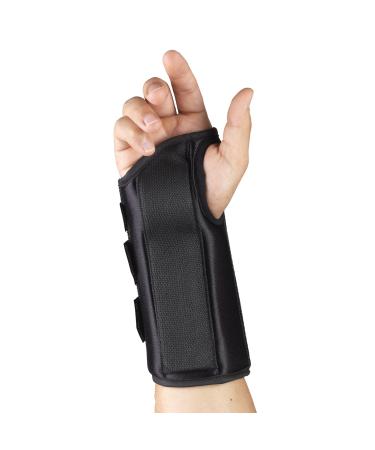 OTC Wrist Splint 6-Inch Petite or Youth Size Wrist Sprains Post Cast Removal Lightweight Breathable X-Small 8 Inch (Right Hand)