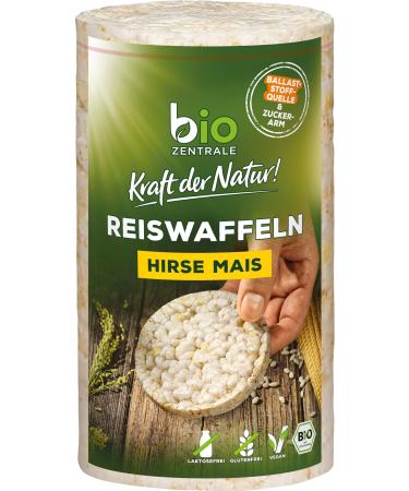 biozentrale rice cakes millet-corn pack of 12 (12 x 100 g) 100 g (pack of 12) - Buy Online on GoSupps.com