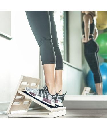 Professional Wooden Slant Board - Adjustable Incline Calf Stretch & Balance Exercise Equipment - Buy Online on GoSupps.com