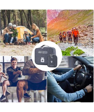 Buy Aoyfuwell 2 Medical Bags Waterproof First Aid Pocket & Emergency Storage for Outdoor Trips Large Capacity - Buy Online on GoSupps.com