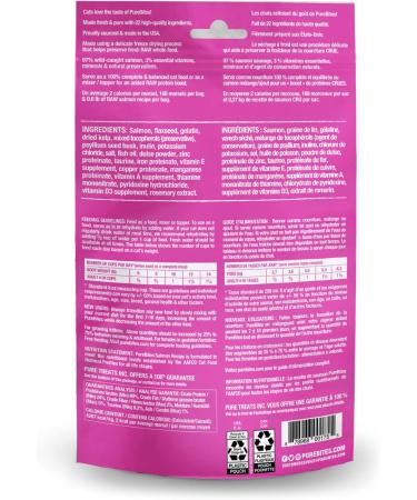 PureBites Cat Food Topper 69g | Salmon Recipe | Made in USA 69 g (Pack of 1) - Buy Online on GoSupps.com