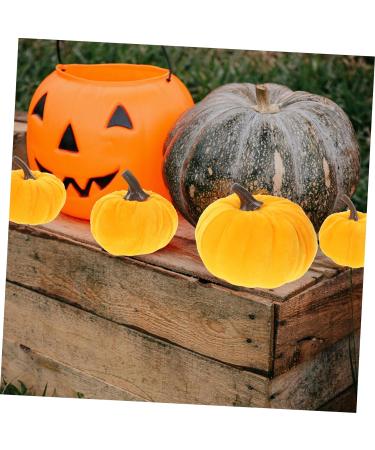 TOYANDONA 12pcs Decor Fall Pumpkin Ornament Small Pumpkins Halloween Pumpkins Thanksgiving Pumpkins Props Fall Pumpkin Model Artificial Pumpkins Pumpkin Prop Cloth Supplies Fake Pumpkin - Buy Online on GoSupps.com