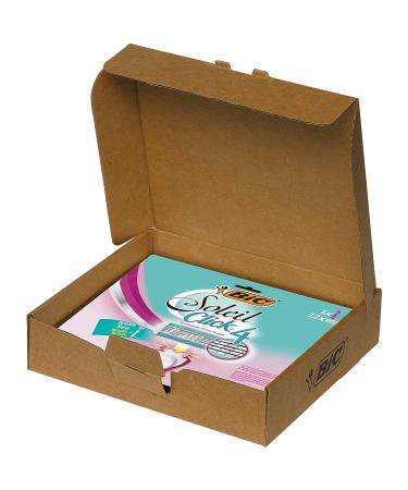 BIC Soleil Bella Click Women's 4-Blade Disposable Razor - 1 Handle and 12 Cartridges - Buy Online on GoSupps.com