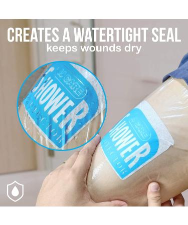 JJ CARE Shower Protector [Pack of 7] - Waterproof Cover for Dialysis Catheter, PICC Line, Colostomy, & Bandages - 1 Week Supply - Buy Online on GoSupps.com