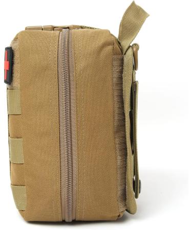 Buy Bituor Tactical First Aid Bag - Waterproof Molle EMT Pouch for Outdoor Camping Travel & Adventure (Brown) | Premium Survival Gear - Buy Online on GoSupps.com