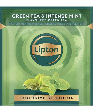  Lipton Lipton Exclusive Selection Intense Mint Green Tea Rainforest Alliance Label 25 Pyramid Bags - Buy Online on GoSupps.com