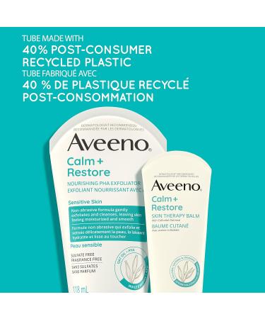 Aveeno Calm + Restore Nourishing PHA Exfoliator 118mL 1 - Buy Online on GoSupps.com