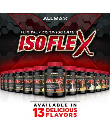 ALLMAX Nutrition Isoflex Whey Protein Isolate Vanilla 2 lbs - Ion-Charged Filtration - Buy Online on GoSupps.com