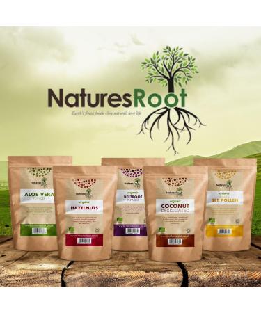 Natures Root Organic Pecan Nut Halves 250g - Certified Organic by The Soil Association - Buy Online on GoSupps.com