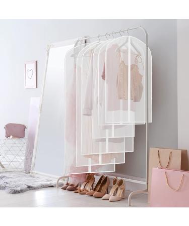 10 Pack - Simplehouseware 55-Inch Translucent Garment Bags with Zipper - Ideal for Suits, Dresses, Costumes, and Uniforms - Pack of 10 - Buy Online on GoSupps.com