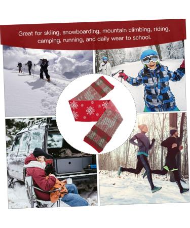 SHERCHPRY Christmas Scarf for Kids - Yarn Winter Gift 124x19CM - Festive Tree Design - Buy Online on GoSupps.com