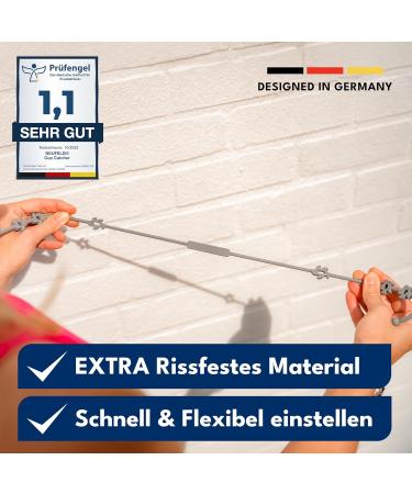 Buy Neufeld 3x Pacifier Chain | Cup Catcher Baby Toy | Free Pocket & eBook | Safe Buggy Accessory in Gray - International Shipping Available - Buy Online on GoSupps.com