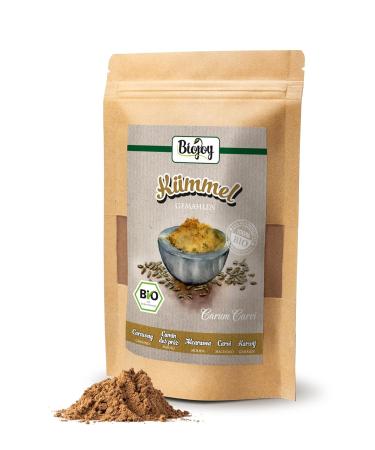 Biojoy ORGANIC Caraway Ground Powder (250g) | Pure Carum Carvi - No Additives - International Shipping Available - Buy Online on GoSupps.com