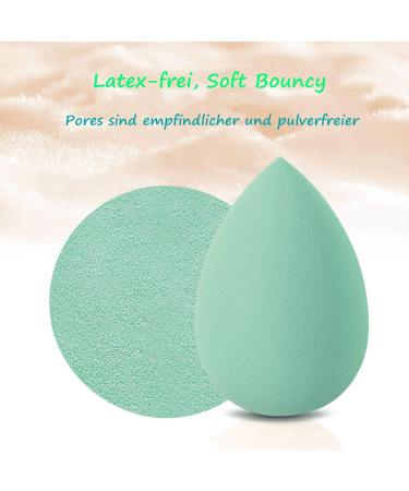 Voarge Makeup Sponge Set - 9 Beauty Blenders & Holder for Liquid Cream & Powder | International Shipping - Buy Online on GoSupps.com
