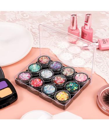 Dacitiery 12-Color Face Glitter Gel Set for Festivals - Cosmetic, Body, Hair & Nail Sparkling Decoration - Buy Online on GoSupps.com