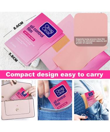 Beauty Kate Pink Oil Control Film 50 Sheets - Clean & Clear Blotting Paper Replacement with Grapefruit Fragrance - Absorbs Oil for Flawless Skin - Buy Online on GoSupps.com
