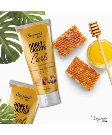 Shop Originals by Africa's Best Honey & Castor Curls - Sulfate-Free Natural Hair Care for Curls Coils & Waves - 10 oz - Buy Online on GoSupps.com