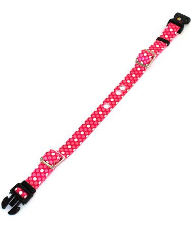 Extreme Dog Fence Replacement Collar Strap - Pink Dots - Medium 13-18 x 3/4 | For Most Dog Fence Brands - Buy Online on GoSupps.com