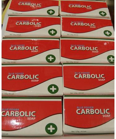 Blue Power Carbolic Soap - 4.4 oz - Lot of 10