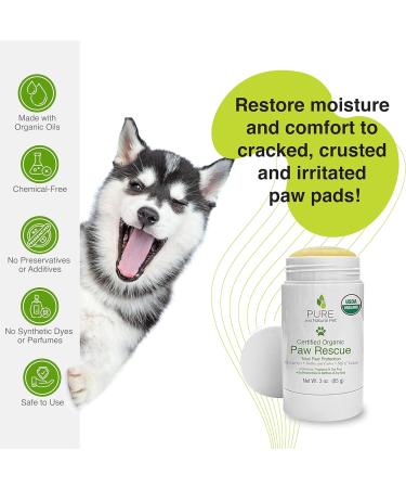 USDA Certified Organic Paw Rescue/Balm - Natural Solution for Pet Paw Care - Buy Online on GoSupps.com