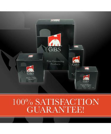 GBS Men's Sandalwood Shaving Soap 3 oz - 97% All Natural, Shea Butter & Glycerin Enriched, Rich Lather Formula - Pack of 1 - Buy Online on GoSupps.com