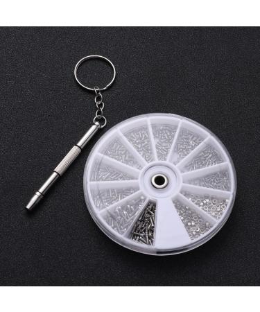 Lurrose 1200 Pieces Glasses Screws Set for Sunglasses - Essential Repair Tool Kit for Eyewear Maintenance - Buy Online on GoSupps.com