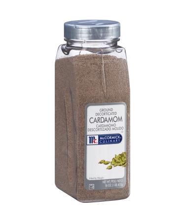 McCormick Culinary Ground Cardamom Powder, 16 oz - One 16 Ounce Container of Ground Cardamom Spice, Perfect in Curries, Stews, Pastries and Cakes