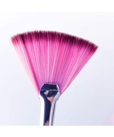 Fanta Sea Cosmetics Translucent Facial Mask Fan Brush Set - Pink Handle (Pack of 3) - Buy Online on GoSupps.com