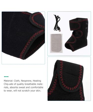Electric Heating Ankle Protector - Adjustable Heated Ankle Brace for Plantar Fasciitis Support - 1pc Ankle Wrap & Foot Brace for Pain Relief - Buy Online on GoSupps.com