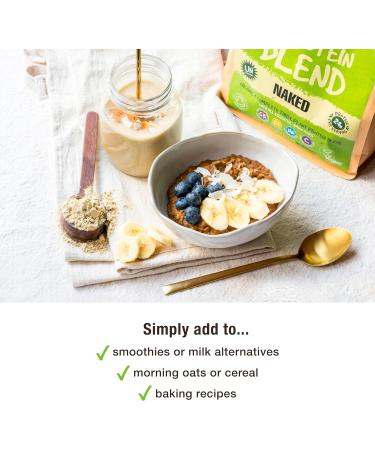 Bodyme Bio Vegan Protein Powder 1kg - Unsweetened Gluten-Free 24g Plant-Based Proteins All Essential Amino Acids - Naked of Course - Buy Online on GoSupps.com