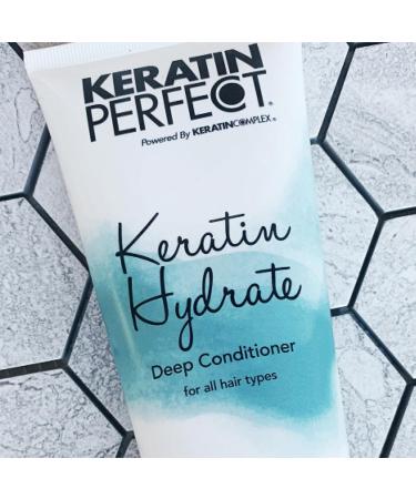 Keratin Perfect Hydrate Deep Conditioner for Women - Salon Level Treatment - Restores Moisture, Elasticity, and Shine - 7 Oz - Buy Online on GoSupps.com