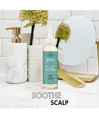 SheaMoisture Scalp Soother Oil Serum for Wig and Weave - Tea Tree & Borage Seed Oil - Paraben-Free Scalp Treatment - 2oz - Buy Online on GoSupps.com