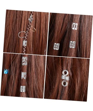 1 Box Braid Hair Accessories Dreadlock Accessories Beads for Hair Braids Hair Jewels Braiding Accessories Hair Jewelry Hair for Braids Braiding Hair Pendants Hair Beads Metal FRCOLOR - Buy Online on GoSupps.com