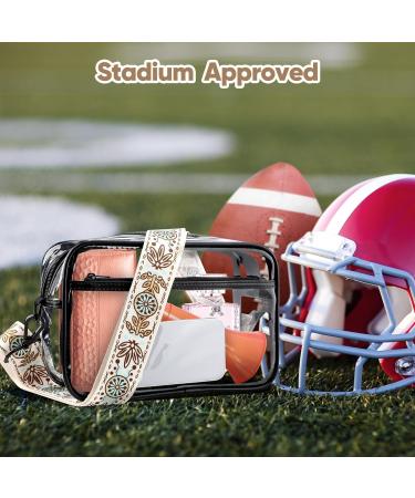 Ferlord Transparent Stadium Bag - Adjustable Women's Wallet for Events | Black-Bohemia - Buy Online on GoSupps.com