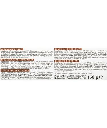 Bonne Maman Boisies | French Cookies | Classic Bonne Maman Chocolate Chocolate | French Cookies | 5.29 Ounces Total Weight | 150g Total - Buy Online on GoSupps.com