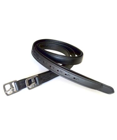 SIE Wrapped supersoft stirrup leathers 54'' Black