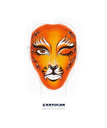 Kryolan Pintura Water Color 25ml - Washable Blue Vegan Perfume & Paraben-Free - Ideal for Kids Parties Carnival & Halloween - Buy Online on GoSupps.com