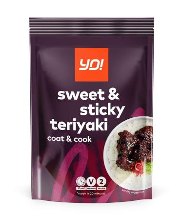 The Flava People YO Sweet & Sticky Teriyaki StirFry Sauce 100g 12 bags