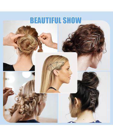 Vlasy 60 Count Black Wave Bobby Pins for Women and Girls - Invisible Hair Clips for All Hair Types - Bulk Hair Accessories - Buy Online on GoSupps.com