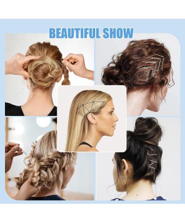 Vlasy 220 Count Black Wave Style Bobby Pins - Invisible Hair Clips Bulk for Women and Girls - Hair Grips for All Hair Types - Buy Online on GoSupps.com