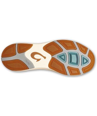 OLUKAI Mio Li Men's Athletic Shoe - Lightweight Mesh, Comfort Fit, Wet Grip Soles - 10.5 Mist Grey/Poi - Buy Online on GoSupps.com