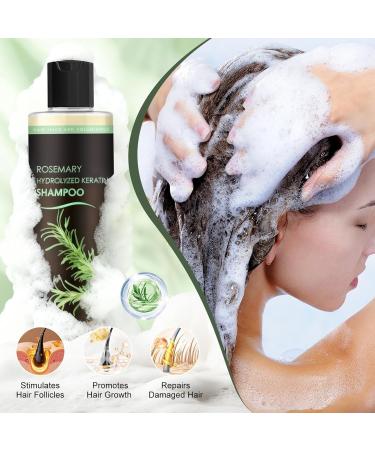 Rosemary Hair Shampoo Natural Thickening & Strengthening Shampoo Nourishing and Moisturizing Formula for Thin Dry Damaged Hair for Women and Men Pack of 2 - Buy Online on GoSupps.com