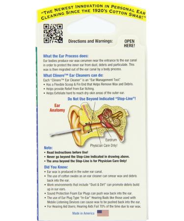 Clinere Ear Cleaners 10 Count (Pack of 3) - Earwax Remover Tool for Safe & Gentle Cleaning at Home - Buy Online on GoSupps.com